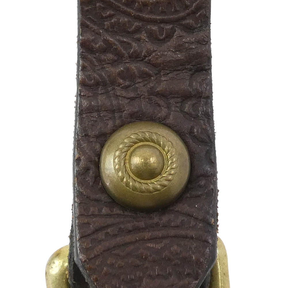 RADIALL ラディアル レザー ベルトループ キーホルダー ブラウン系 ゴールド系【中古】