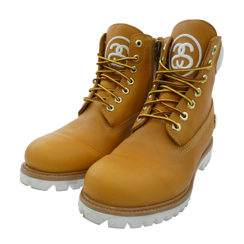 STUSSY ステューシー 6inch 6インチ プレミアム ブーツ マスタード系 26cm【中古】