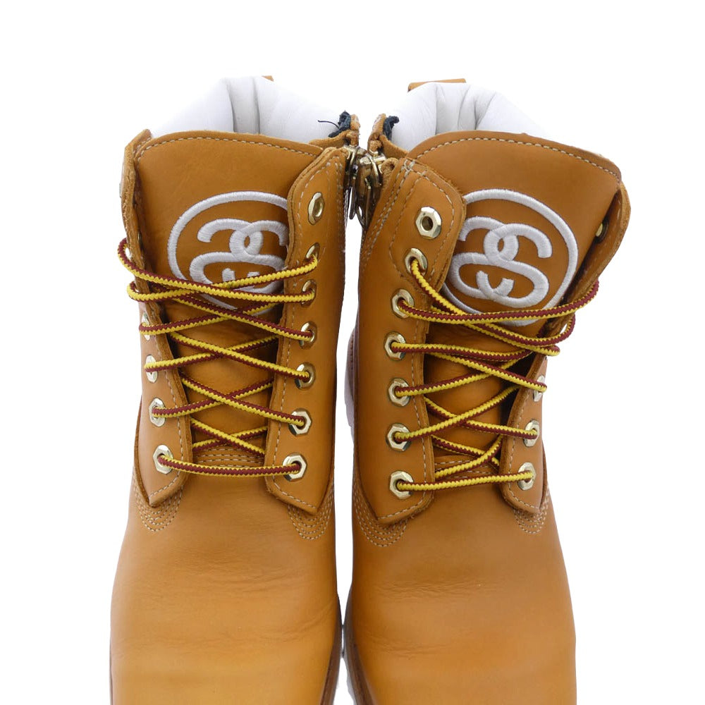 STUSSY ステューシー 6inch 6インチ プレミアム ブーツ マスタード系 26cm【中古】