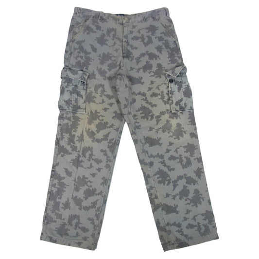 STUSSY ステューシー 90s STUSSY OUTDOOR デジタルカモ カーゴ ミリタリー パンツ グレー系 32【中古】