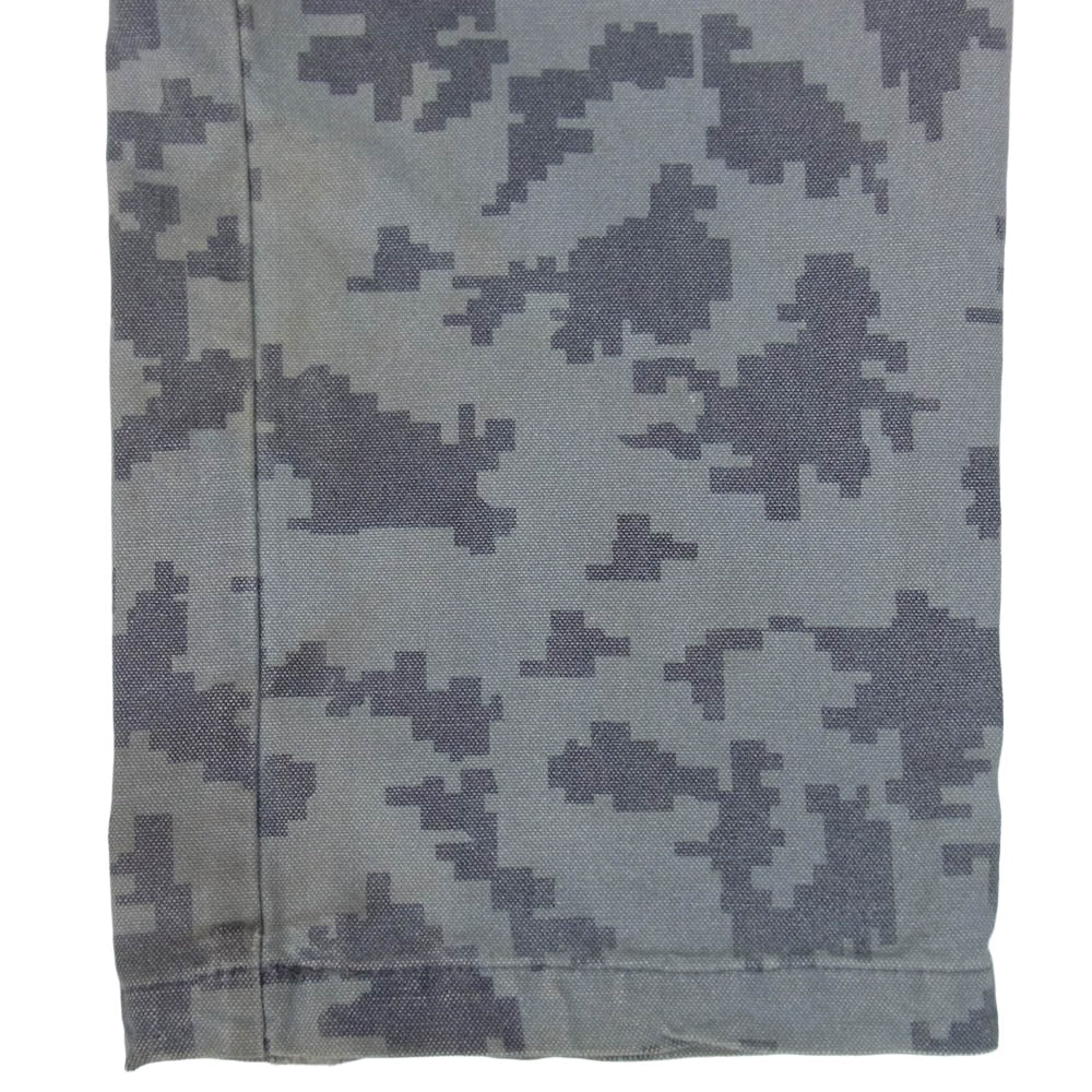 STUSSY ステューシー 90s STUSSY OUTDOOR デジタルカモ カーゴ ミリタリー パンツ グレー系 32【中古】