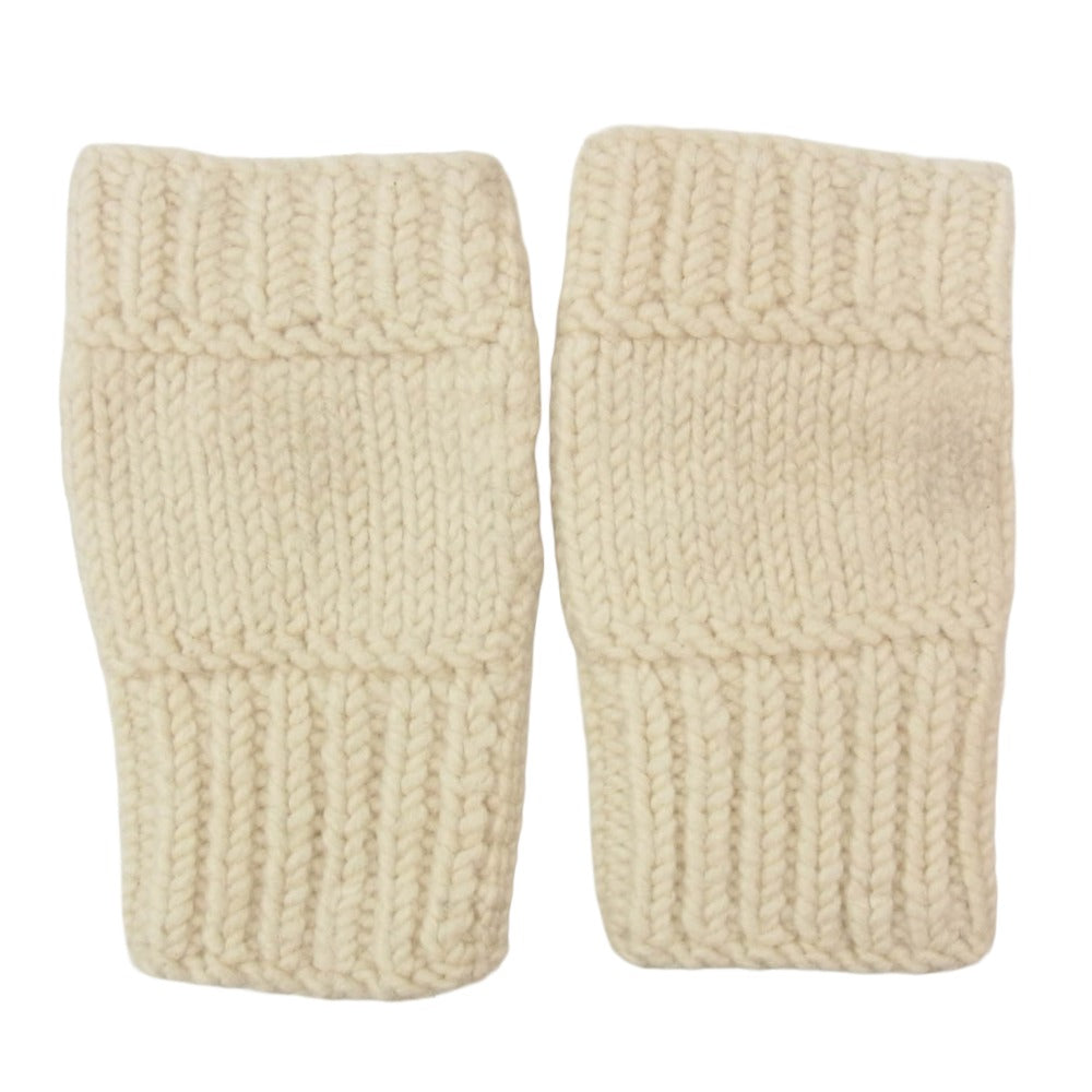 トゥーグッド THE SCULPTOR GLOVES CHUNKY KNIT ニット グローブ 手袋 オフホワイト系【中古】