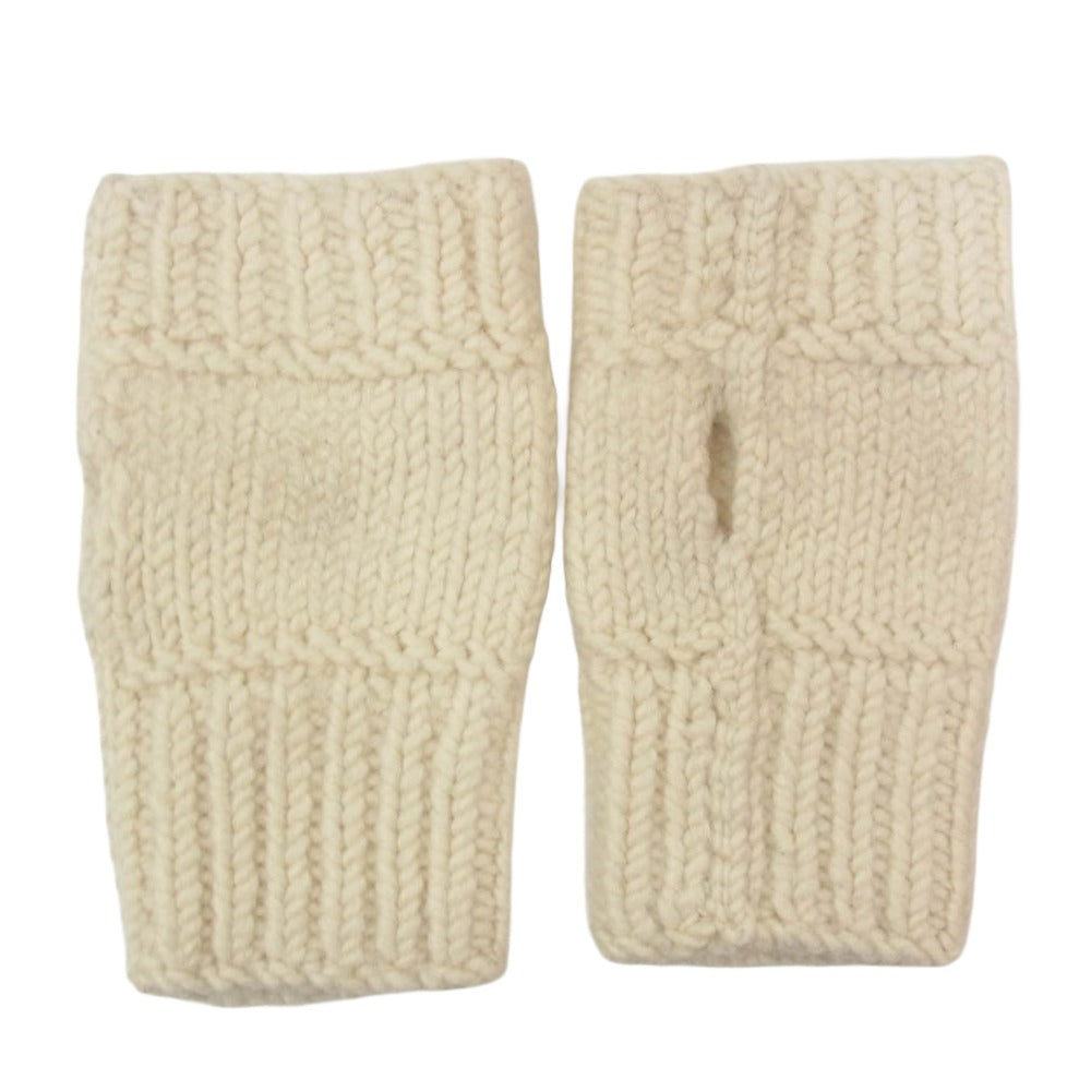 トゥーグッド THE SCULPTOR GLOVES CHUNKY KNIT ニット グローブ 手袋 オフホワイト系【中古】