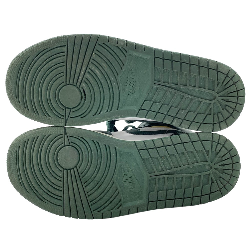 NIKE ナイキ 554724-371 Air Jordan 1 Mid Seattle Supersonics エアジョーダン1 ミッド シアトル スーパーソニックス ミドルカット スニーカー グリーン系 ホワイト系 27.5cm【中古】