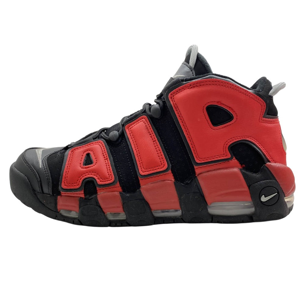NIKE ナイキ DJ4400-001 Air More Uptempo 96 Black and University Red エアモアアップテンポ 96 ブラック アンド ユニバーシティレッド ハイカット スニーカー ブラック系 27cm【中古】