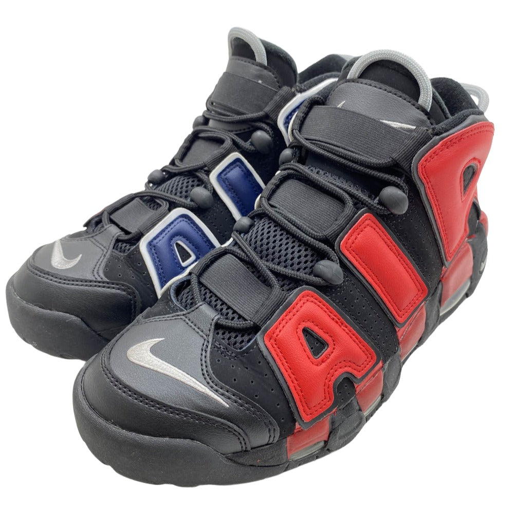NIKE ナイキ DJ4400-001 Air More Uptempo 96 Black and University Red エアモアアップテンポ 96 ブラック アンド ユニバーシティレッド ハイカット スニーカー ブラック系 27cm【中古】