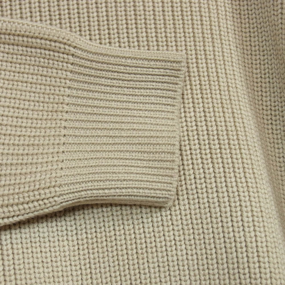 アニュアンス ハイゲージ タートル ルーズ ニット ベージュ系 F【中古】