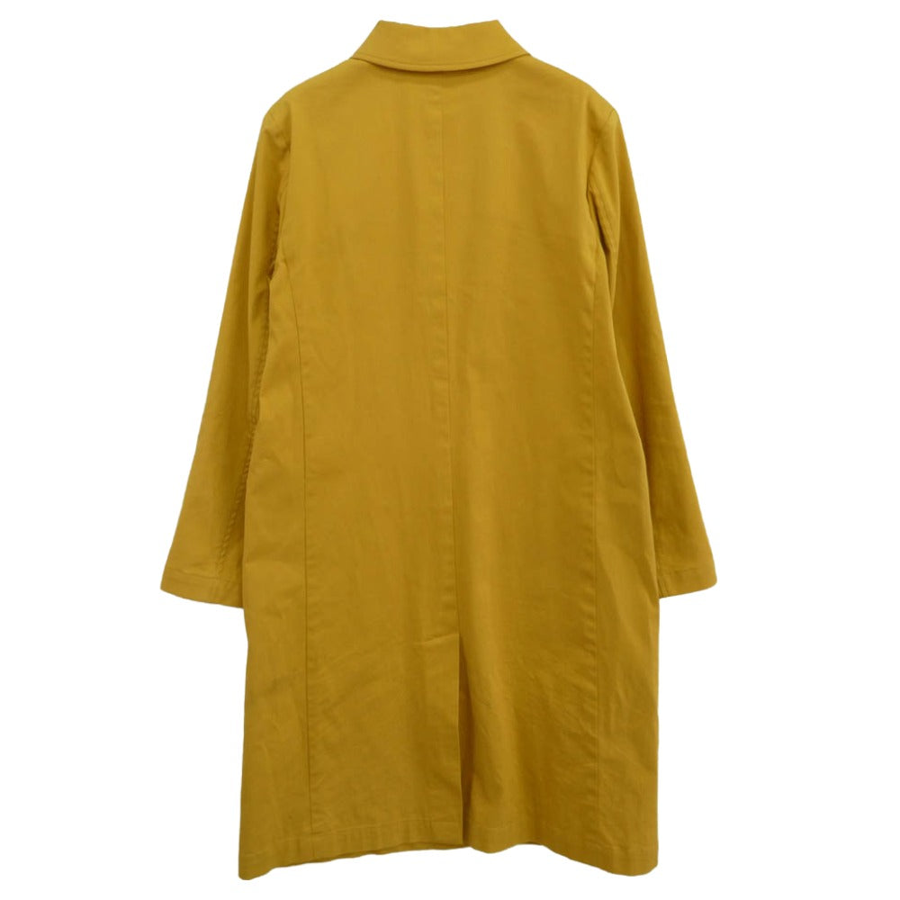 LARDINI ラルディーニ シングル ステンカラー コート イエロー系 40【中古】