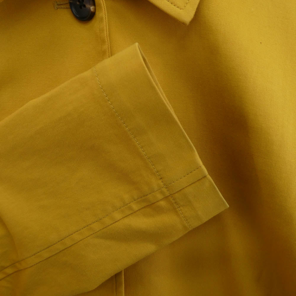 LARDINI ラルディーニ シングル ステンカラー コート イエロー系 40【中古】