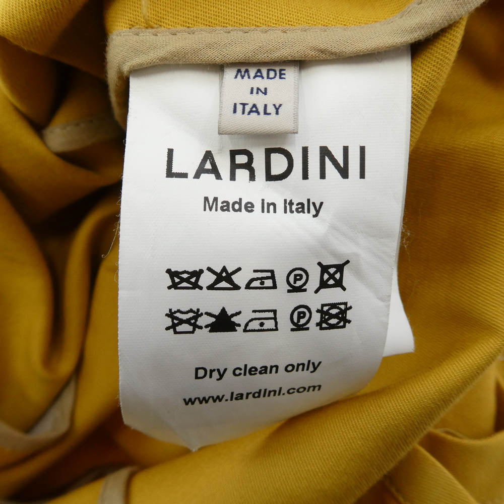 LARDINI ラルディーニ シングル ステンカラー コート イエロー系 40【中古】
