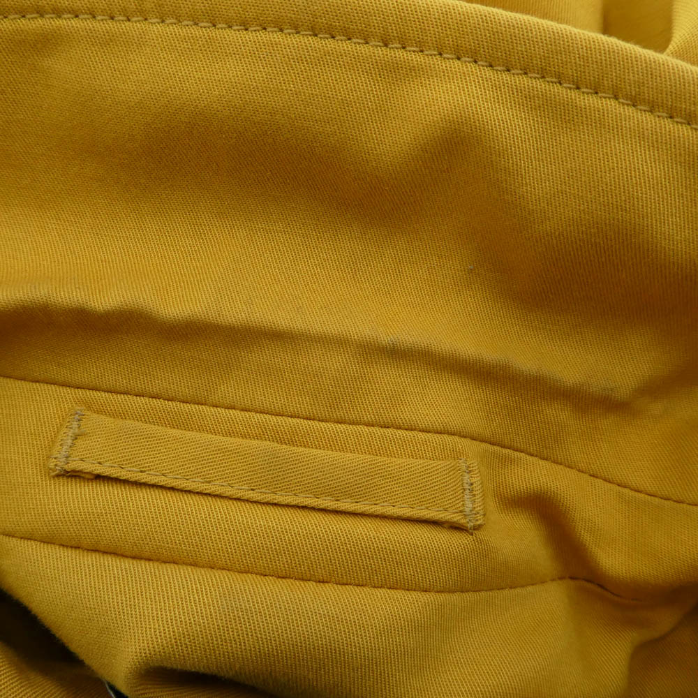 LARDINI ラルディーニ シングル ステンカラー コート イエロー系 40【中古】