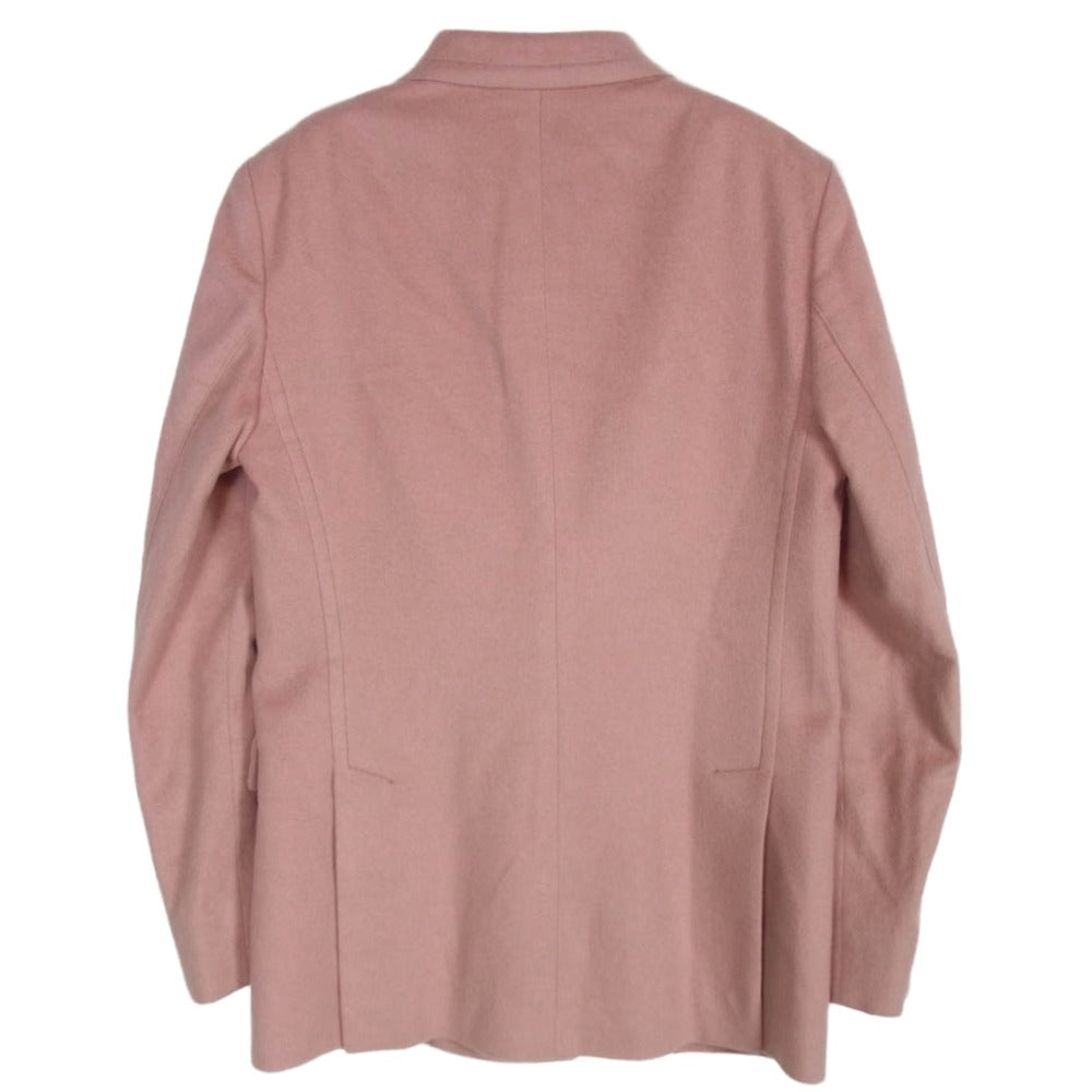 LARDINI ラルディーニ 新型ブートニエール カシミヤ ダブルブレスト ピークドラペル テーラード ジャケット ピンク系 40【中古】