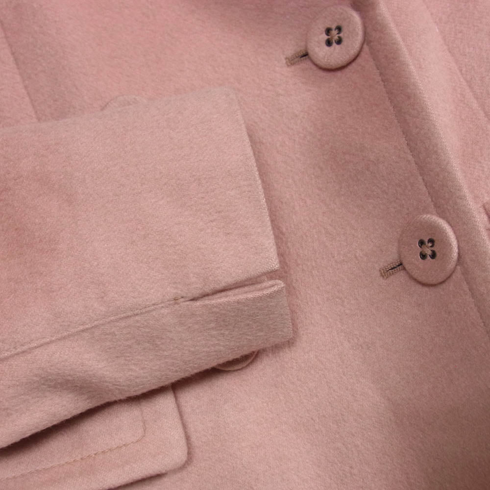 LARDINI ラルディーニ 新型ブートニエール カシミヤ ダブルブレスト ピークドラペル テーラード ジャケット ピンク系 40【中古】