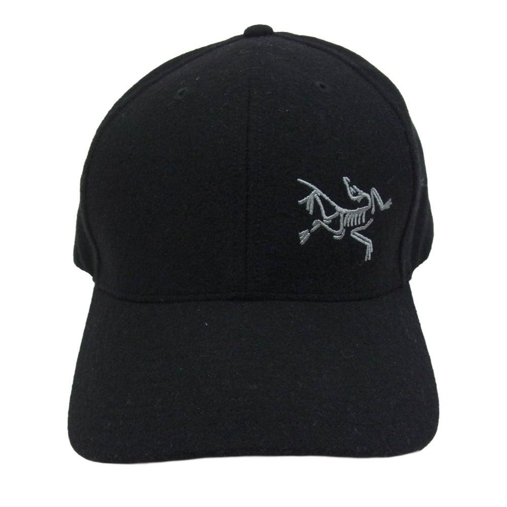 ARC'TERYX アークテリクス X000005504 Wool Ball Cap ウール ボール キャップ ロゴ刺繍 ブラック系 L【中古】