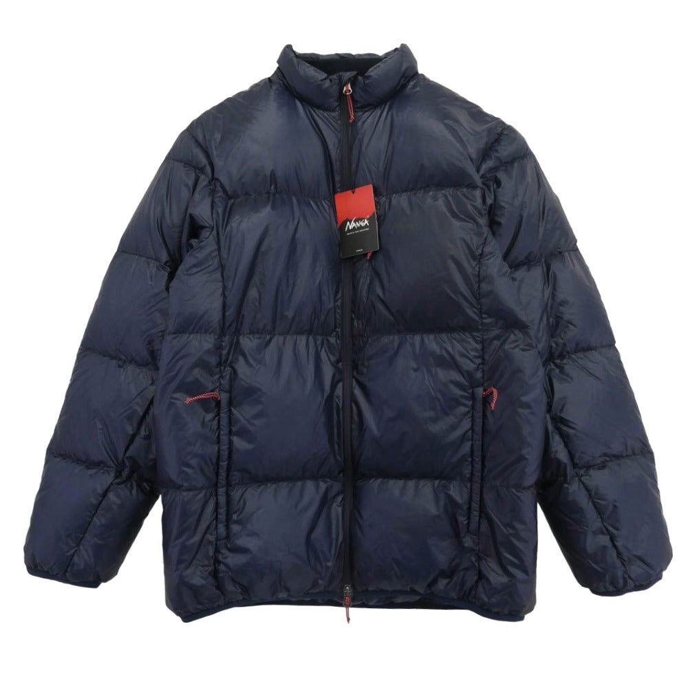 NANGA ナンガ ND2241-1A305 MOUNTAIN LODGE DOWN JACKET 860フィルパワー マウンテン ロッジ ダウン ジャケット ポーリッシュグースダウン ネイビー ネイビー系 XL【新古品】【未使用】【中古】