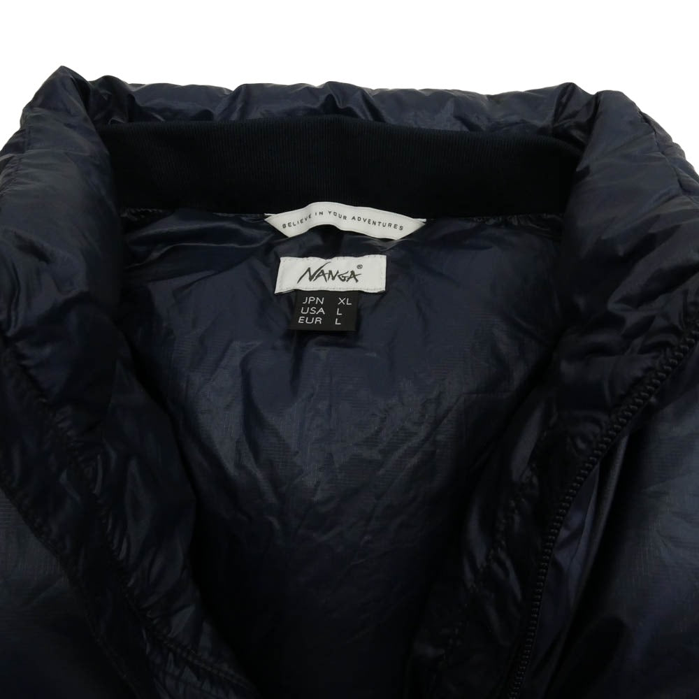 NANGA ナンガ ND2241-1A305 MOUNTAIN LODGE DOWN JACKET 860フィルパワー マウンテン ロッジ ダウン ジャケット ポーリッシュグースダウン ネイビー ネイビー系 XL【新古品】【未使用】【中古】