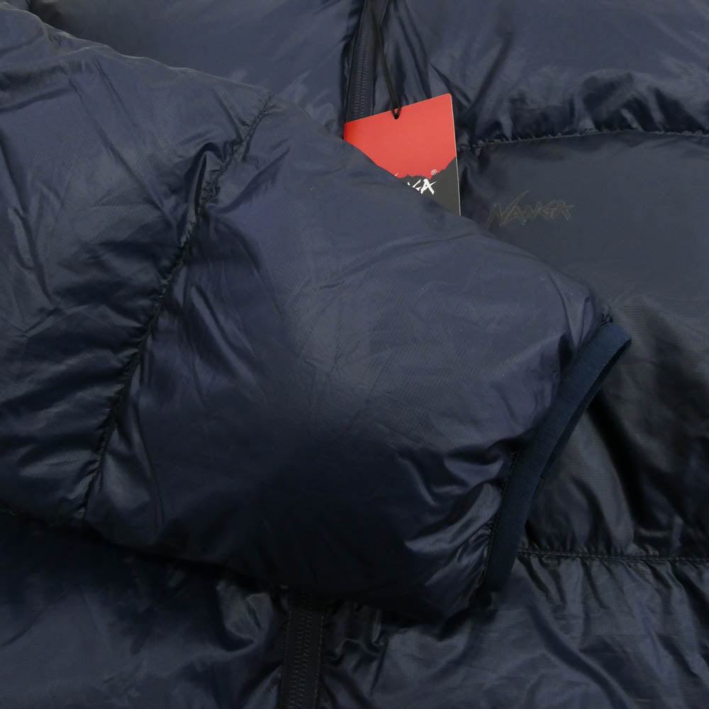 NANGA ナンガ ND2241-1A305 MOUNTAIN LODGE DOWN JACKET 860フィルパワー マウンテン ロッジ ダウン ジャケット ポーリッシュグースダウン ネイビー ネイビー系 XL【新古品】【未使用】【中古】