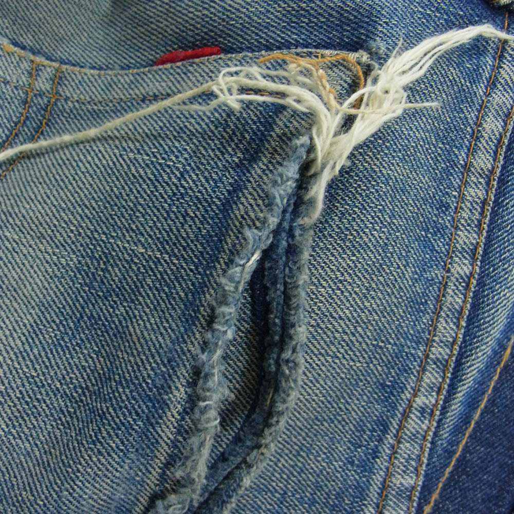 Levi's リーバイス 60s 70s 505 BIG E ボタン裏刻印8 TALON ZIP デニム パンツ インディゴブルー系 サイズ表記無【中古】