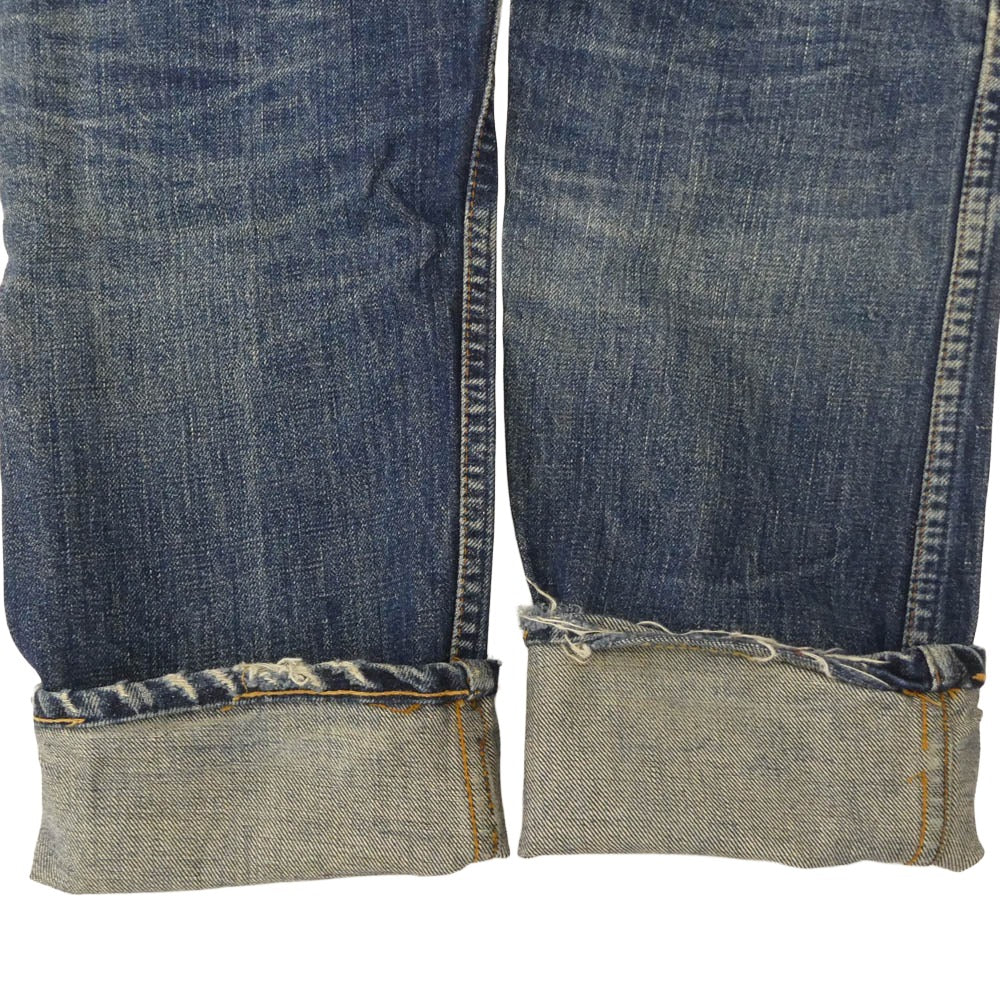 Levi's リーバイス ヴィンテージ 60s 606 BIGE オレンジタブ トップボタン裏刻印8 42TALON デニムパンツ インディゴブルー系 サイズ表記なし【中古】