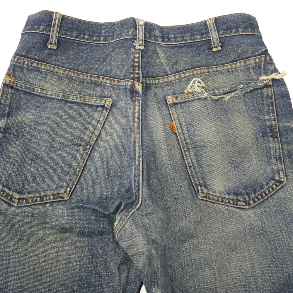 Levi's リーバイス ヴィンテージ 60s 606 BIGE オレンジタブ トップボタン裏刻印8 42TALON デニムパンツ インディゴブルー系 サイズ表記なし【中古】
