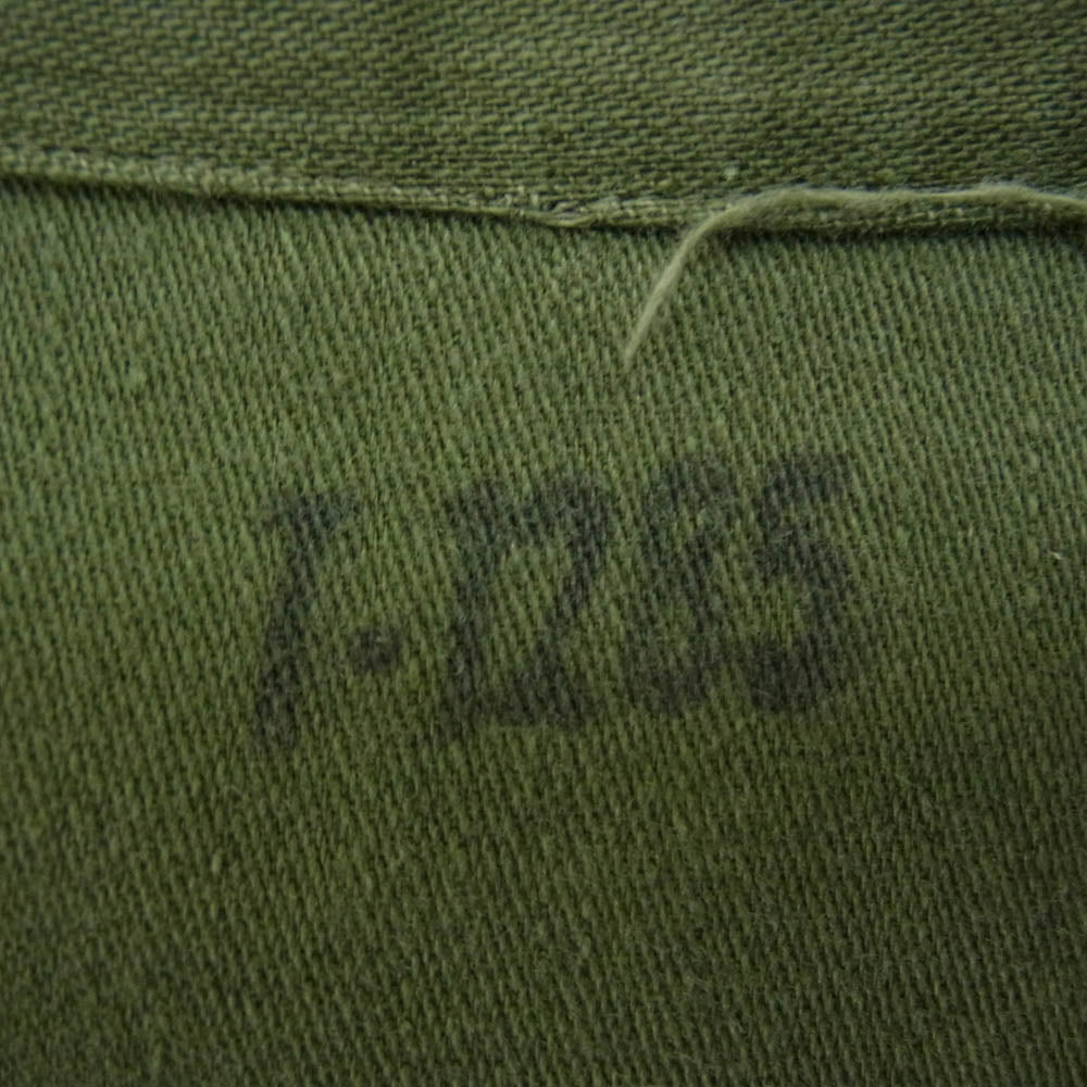 ヴィンテージ 60s U.S.ARMY 米軍 ファティーグ シャツ カーキ系 サイズ表記無【中古】