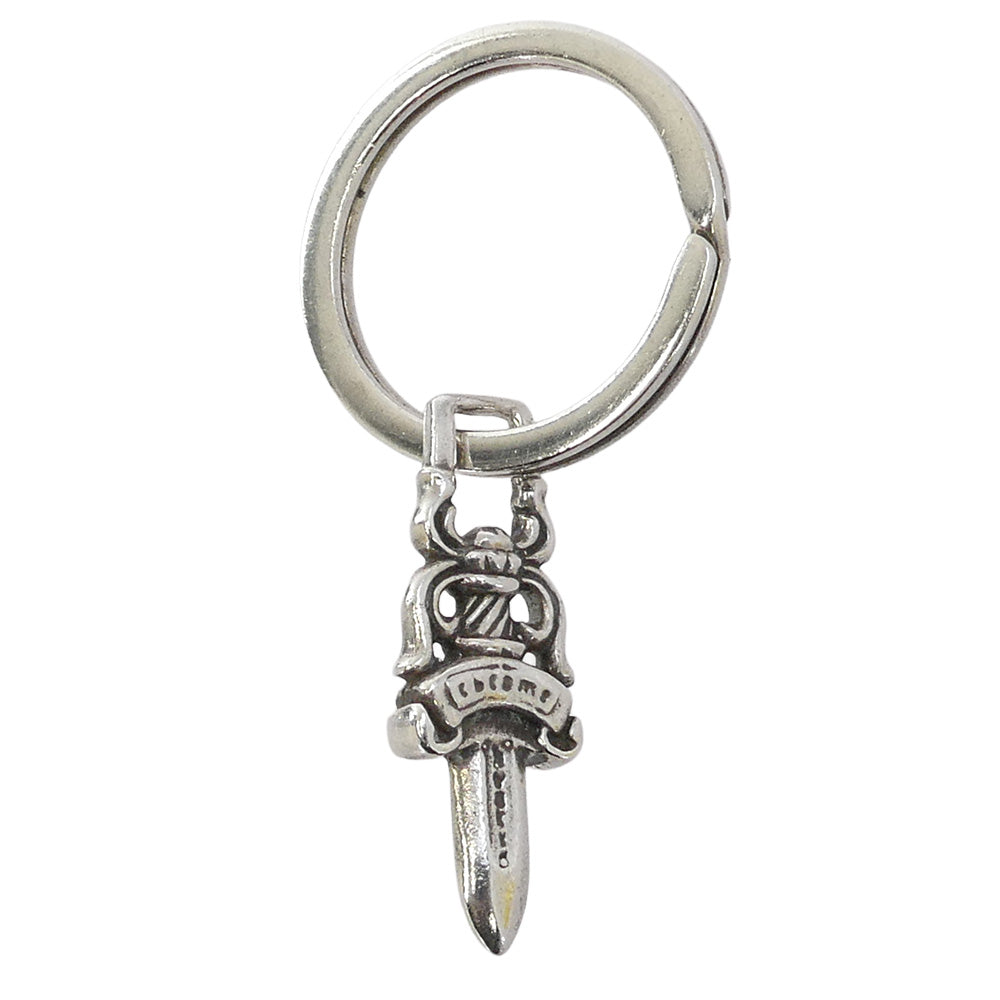 CHROME HEARTS クロムハーツ（原本無） RNG&No5 DGGR #5ダガー キーリング キーホルダー シルバー系【中古】