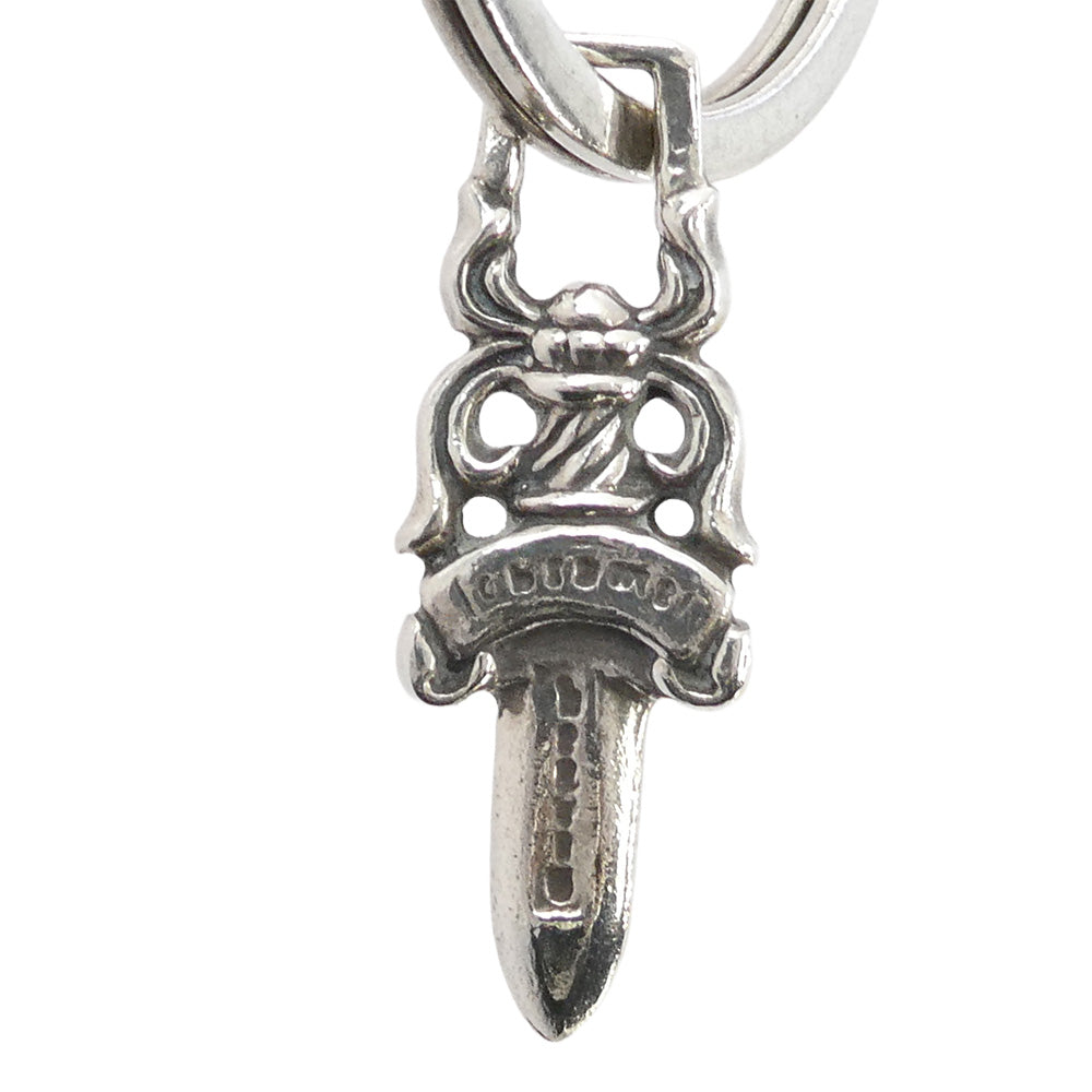 CHROME HEARTS クロムハーツ（原本無） RNG&No5 DGGR #5ダガー キーリング キーホルダー シルバー系【中古】