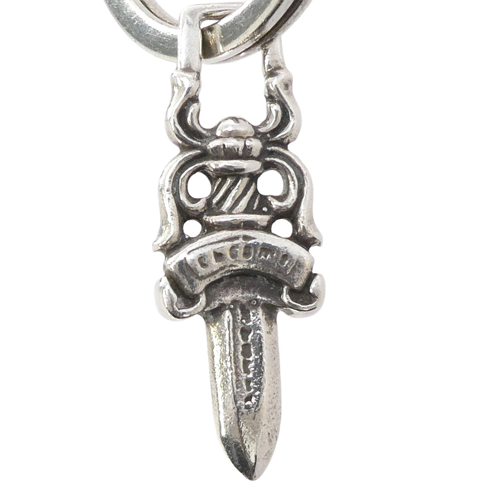 CHROME HEARTS クロムハーツ（原本無） RNG&No5 DGGR #5ダガー キーリング キーホルダー シルバー系【中古】