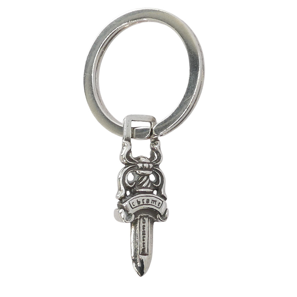CHROME HEARTS クロムハーツ（原本無） RNG&No5 DGGR #5ダガー キーリング キーホルダー シルバー系【中古】