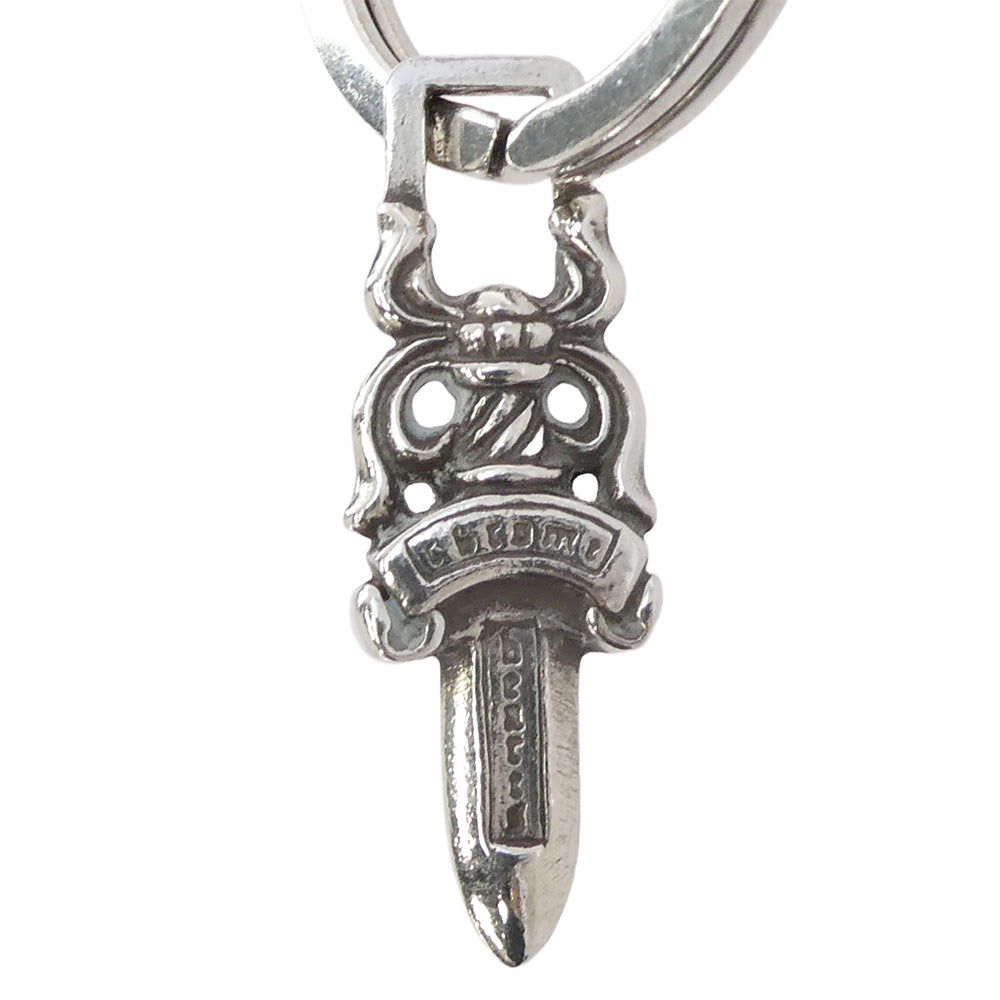 CHROME HEARTS クロムハーツ（原本無） RNG&No5 DGGR #5ダガー キーリング キーホルダー シルバー系【中古】