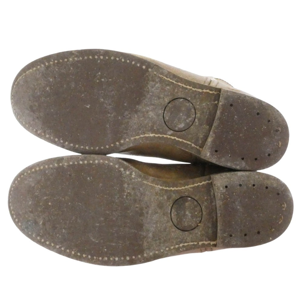 RED WING レッドウィング 70s~80s プリント羽根タグ Pecos Boots ペコスブーツ ブラウン系 25.5cm【中古】