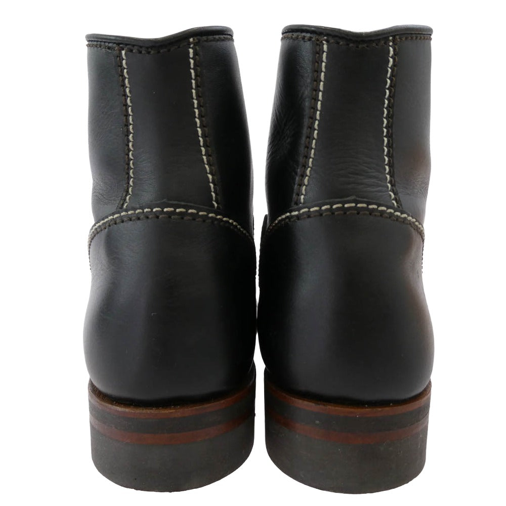 LONE WOLF ロンウルフ F01615 CARPENTER カーペンター レザー カウハイド ブーツ ブラック系 US7.5【美品】【中古】