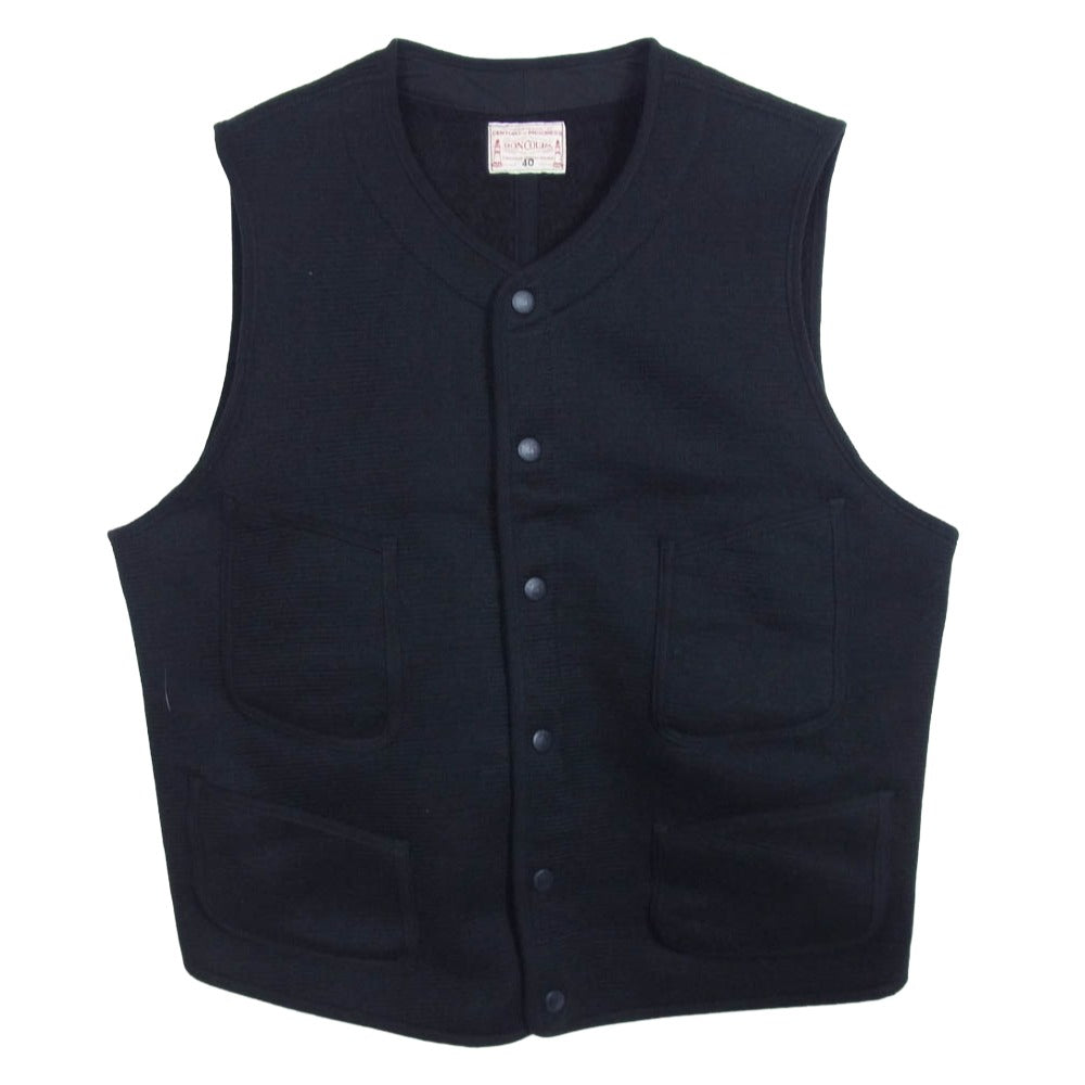 BONCOURA ボンクラ 25AW アーチ別注 BEACH VEST ビーチクロス ベスト ブラック系 40【中古】