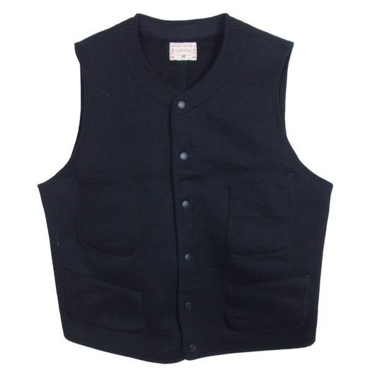 BONCOURA ボンクラ 25AW アーチ別注 BEACH VEST ビーチクロス ベスト ブラック系 40【中古】