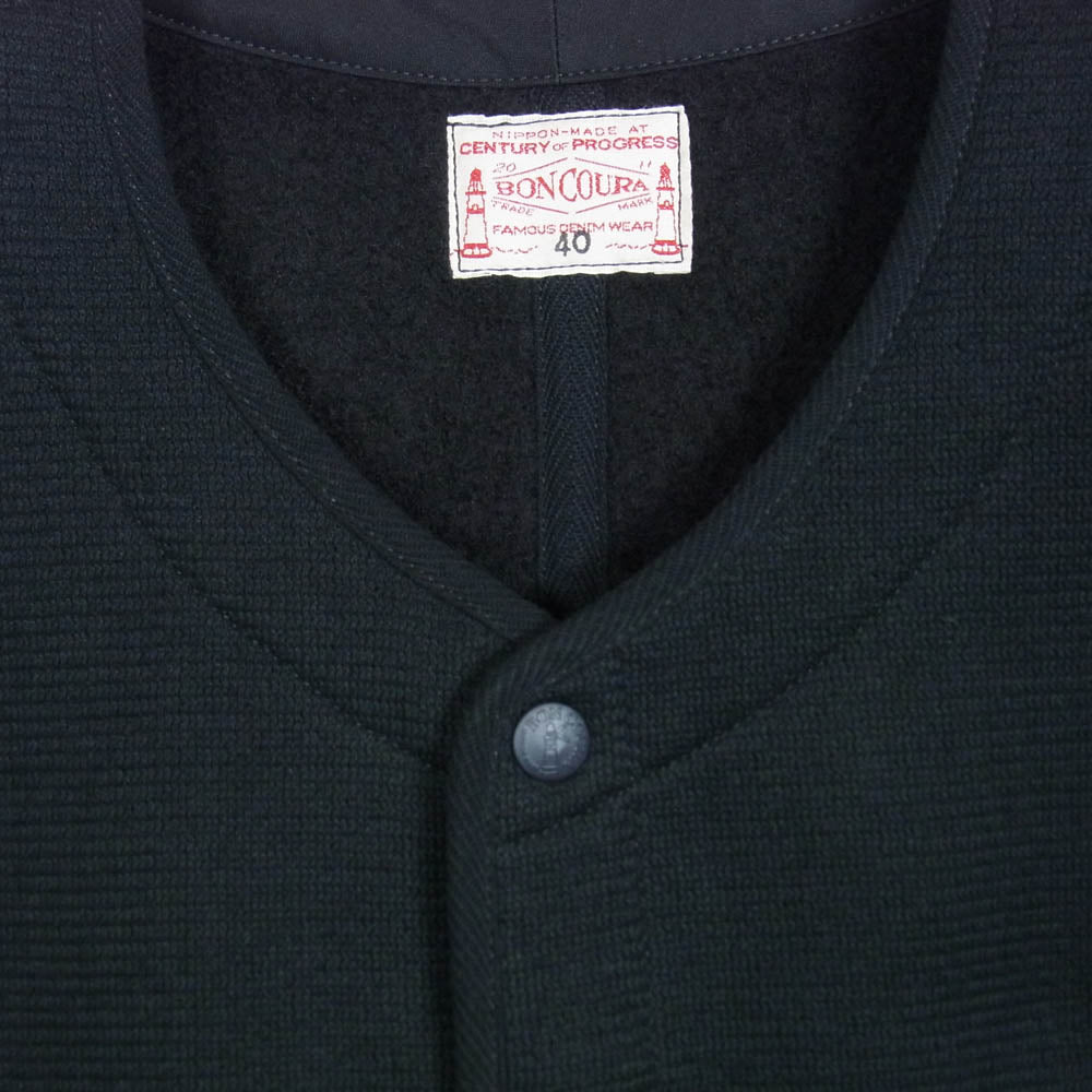 BONCOURA ボンクラ 25AW アーチ別注 BEACH VEST ビーチクロス ベスト ブラック系 40【中古】