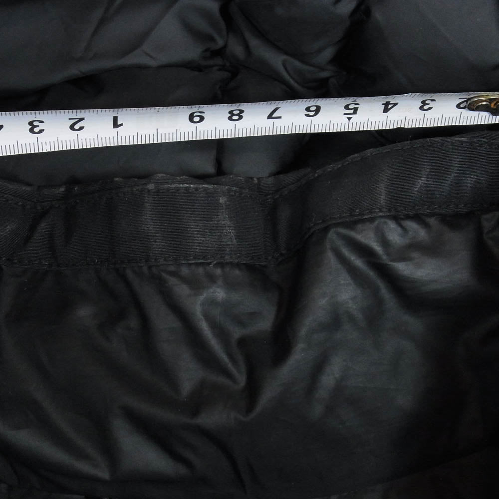 Columbia コロンビア 222 WE1250 牛革 ワッペン付 ファー着脱可 中綿 ジャケット アウター ブラック系 L【中古】