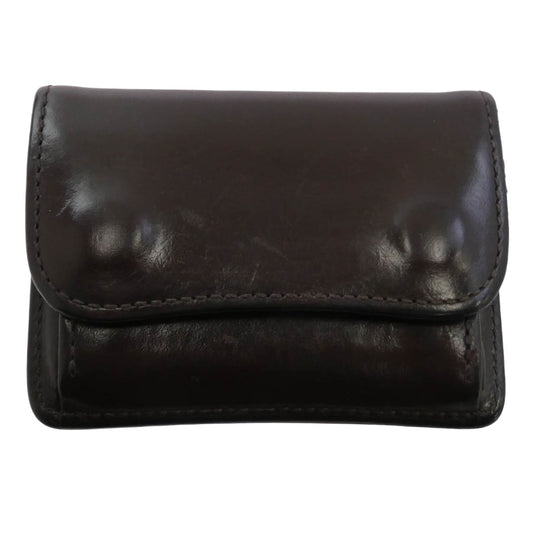 WILDSWANS ワイルドスワンズ TONGUE SHELL CORDOVAN TONGUE シェルコードバン タング 多機能 コインケース ミニウォレット ダークブラウン系【中古】