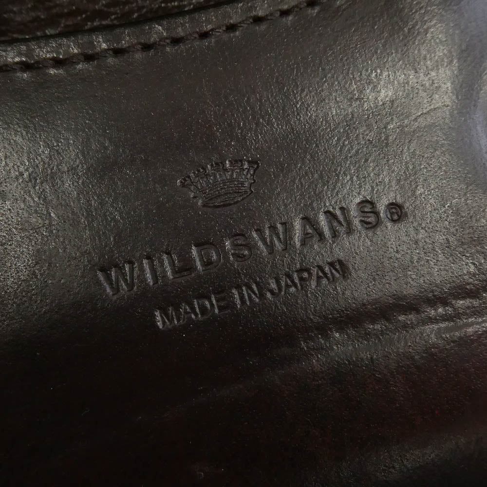 WILDSWANS ワイルドスワンズ TONGUE SHELL CORDOVAN TONGUE シェルコードバン タング 多機能 コインケース ミニウォレット ダークブラウン系【中古】
