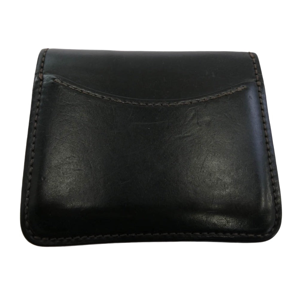 WILDSWANS ワイルドスワンズ PALM-V2 SHELL CORDOVAN パーム シェルコードバン ミニ ウォレット 財布 ダークブラウン系【中古】