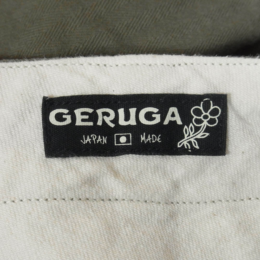 GERUGA ゲルガ GR-P-79 ボタンフライ ミリタリー カーゴ ハーフ パンツ カーキ系 32【中古】