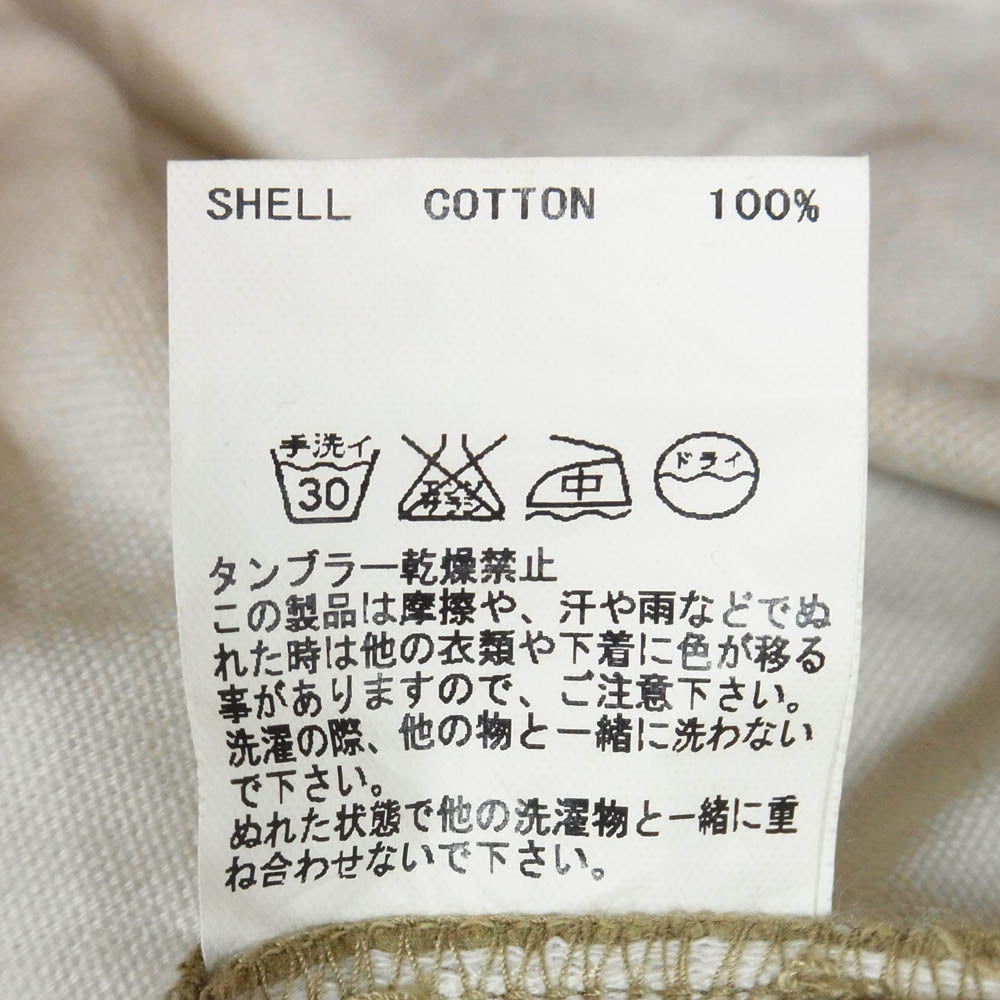 GERUGA ゲルガ GR-P-82 VERTICAL PANTS HERINGBONE ヴァーティカル ヘリンボーン パンツ ベージュ系 32【中古】
