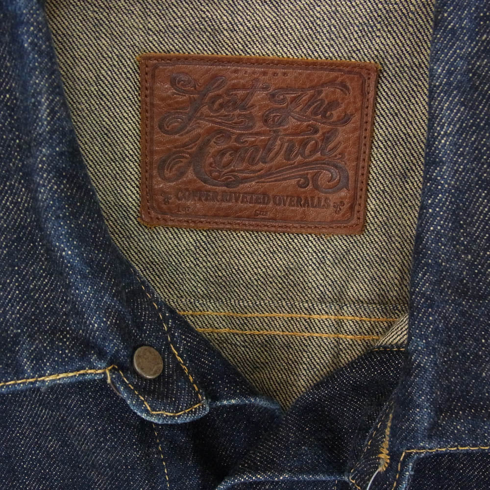 LOST CONTROL ロストコントロール L15A3-4018 3RD Denim JK サード デニム ジャケット インディゴブルー系 サイズ表記無【中古】