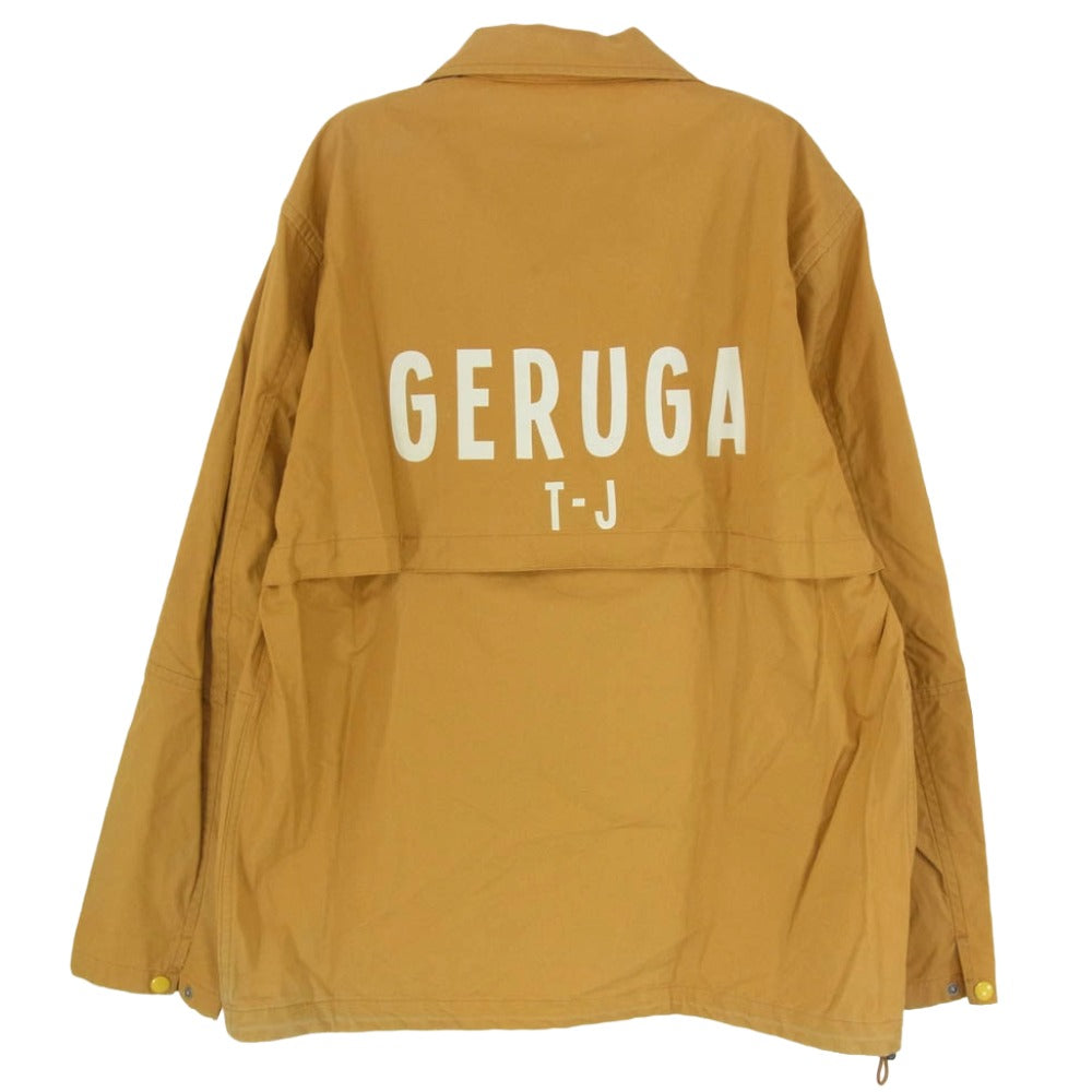 GERUGA ゲルガ GR-J-82 COACH JACKET ロゴ プリント コーチ ジャケット ブラウン系 4【中古】
