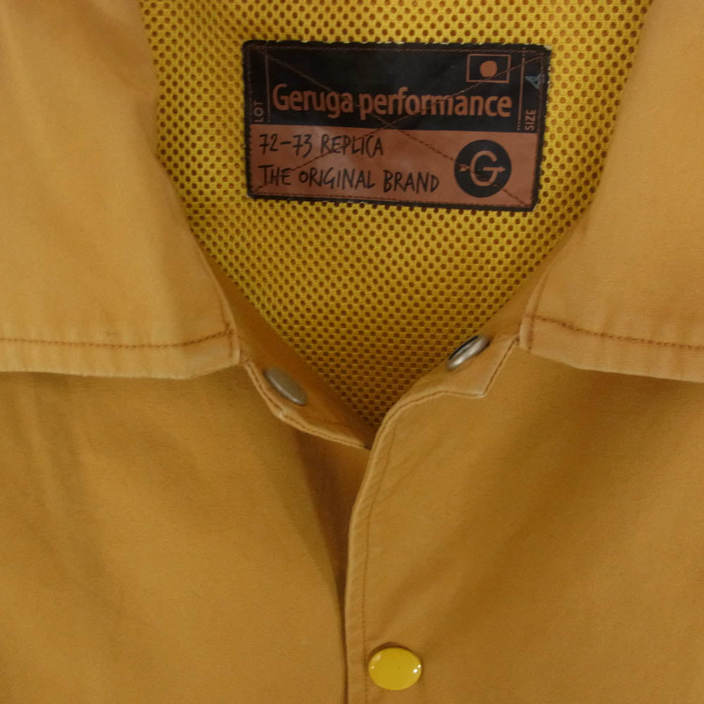 GERUGA ゲルガ GR-J-82 COACH JACKET ロゴ プリント コーチ ジャケット ブラウン系 4【中古】