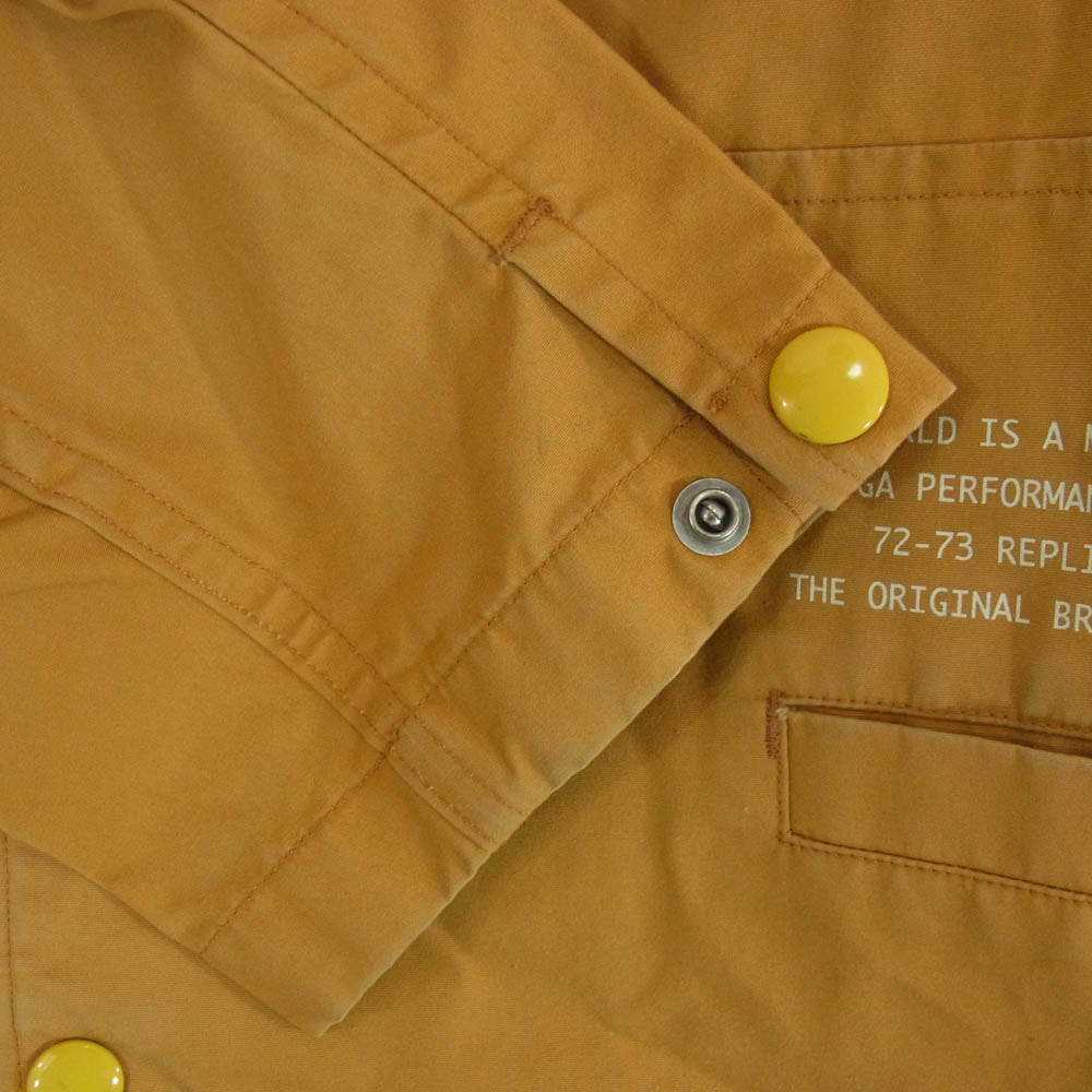 GERUGA ゲルガ GR-J-82 COACH JACKET ロゴ プリント コーチ ジャケット ブラウン系 4【中古】