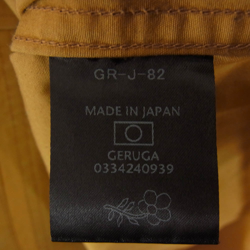 GERUGA ゲルガ GR-J-82 COACH JACKET ロゴ プリント コーチ ジャケット ブラウン系 4【中古】