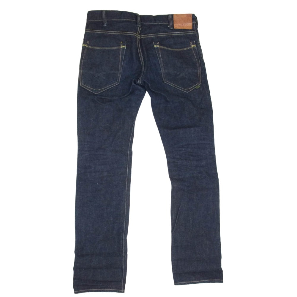 GERUGA ゲルガ GR-P-01D TIGHT STRAIGHT DENIM PANTS ボタンフライ タイト ストレート デニム パンツ インディゴブルー系 32【中古】