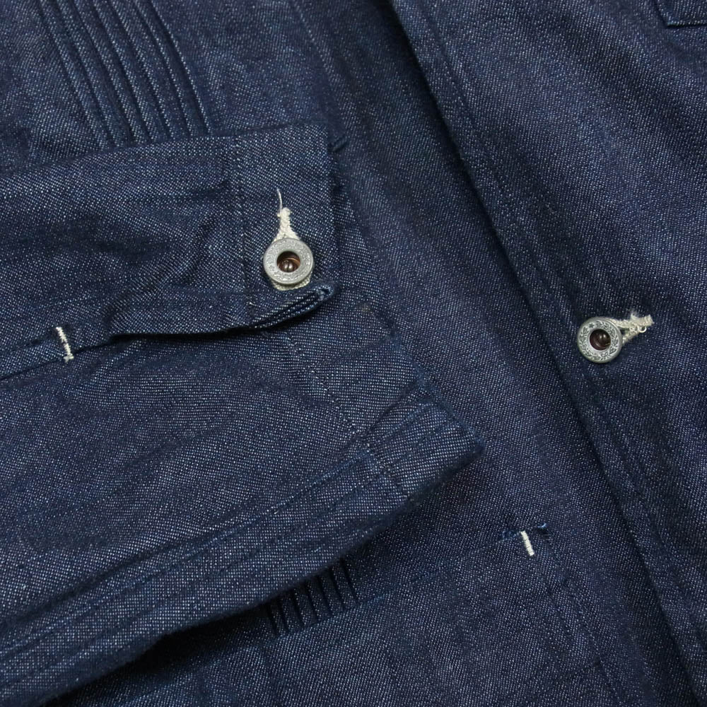 GERUGA ゲルガ GR-J-97 4P PIN TUCK JACKET ピンタック デニム ジャケット インディゴブルー系 4【中古】