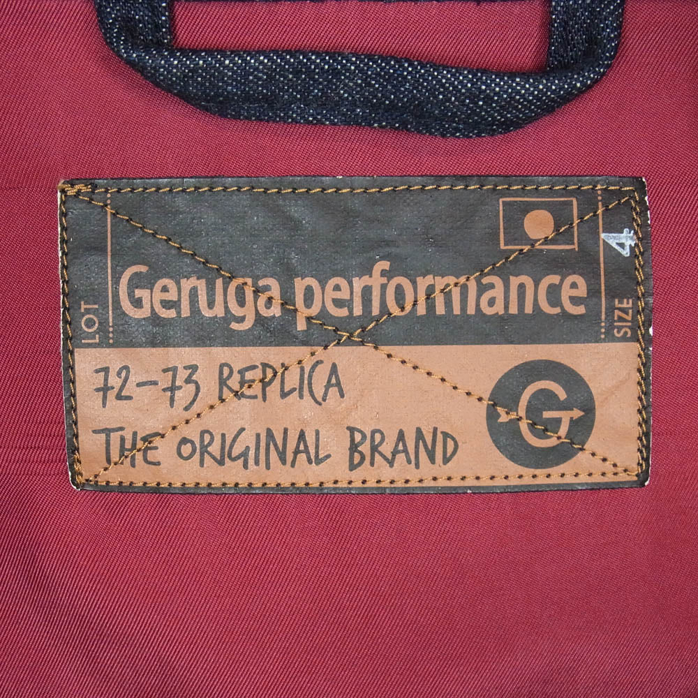 GERUGA ゲルガ GR-J-97 4P PIN TUCK JACKET ピンタック デニム ジャケット インディゴブルー系 4【中古】
