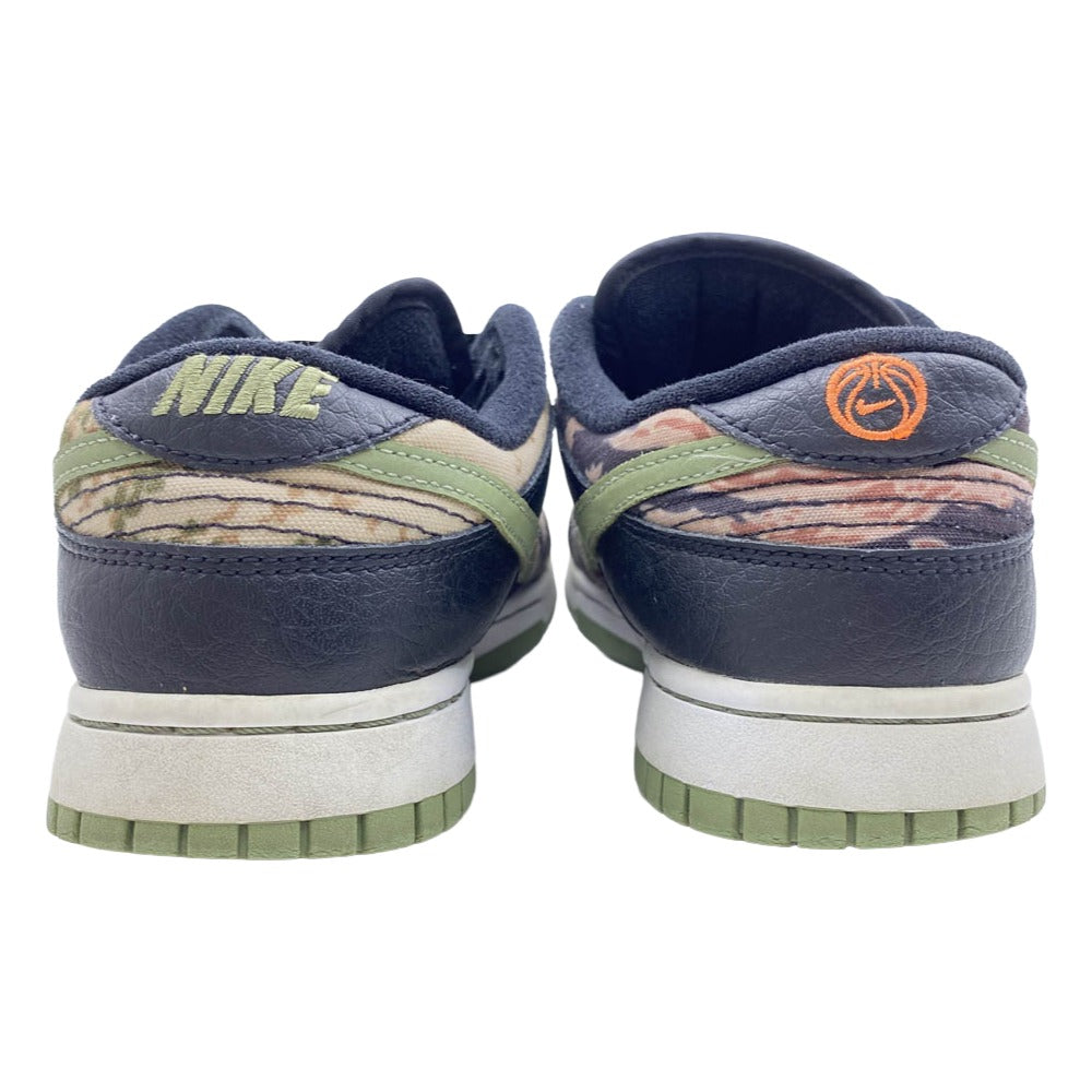NIKE ナイキ DH0957-001 Dunk Low SE Black Multi Camo ダンク ロー SE ブラック マルチカモ ローカットスニーカー カーキ系 26cm【中古】
